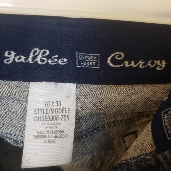 💞 2/$30 Denver Hayes Curvy Wide Leg Women's Jeans - Picture 4 of 7